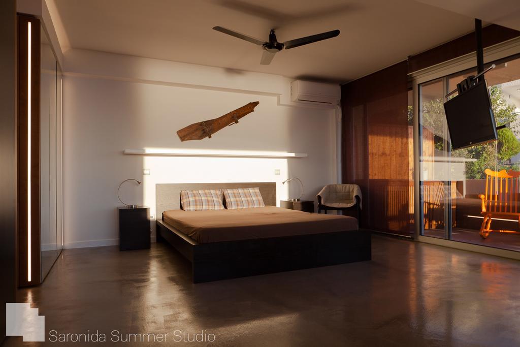 Saronida Summer Studio With Breathtaking View 拉格尼西 外观 照片